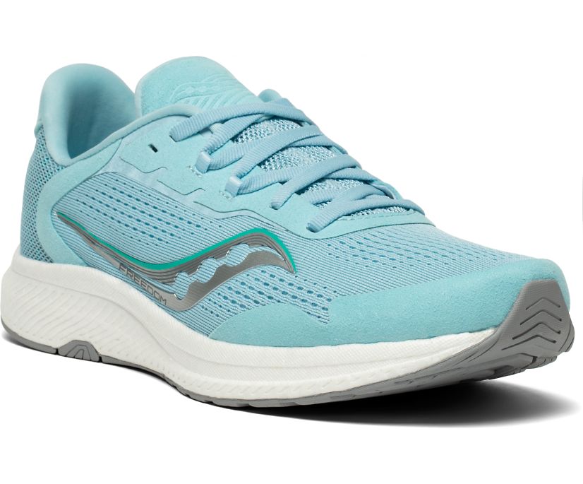 Women's Saucony Freedom 4 Running Shoes Turquoise | Singapore 134RVDW